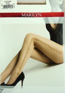 Marilyn NATTI M08 R5 rajstopy wzór black